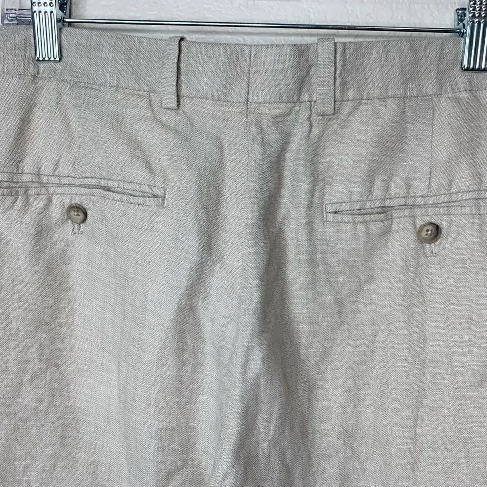 Perry Ellis Linen Blend Men’s Pants, Size 38 x 32